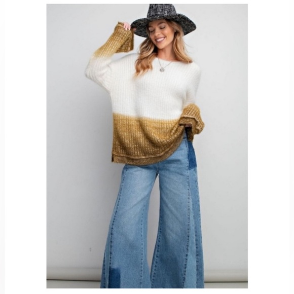 🍂Deep Dye Mohair Sweater☀️ - Picture 4 of 6